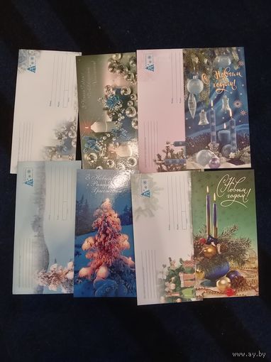 Открытки С Новым Годом одним лотом 4