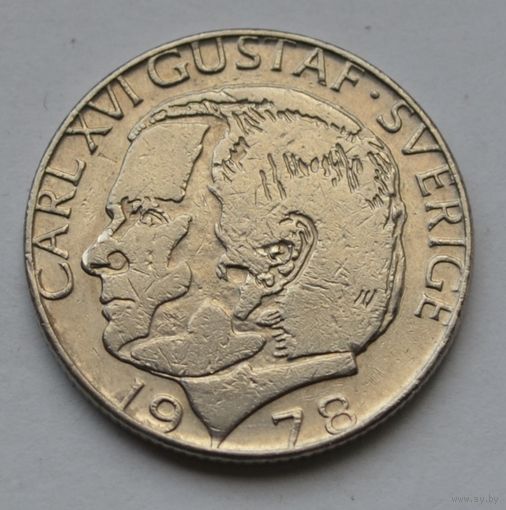 Швеция, 1 крона 1978 г.