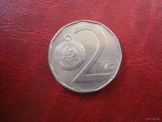 2 кроны 1993 год Чехия