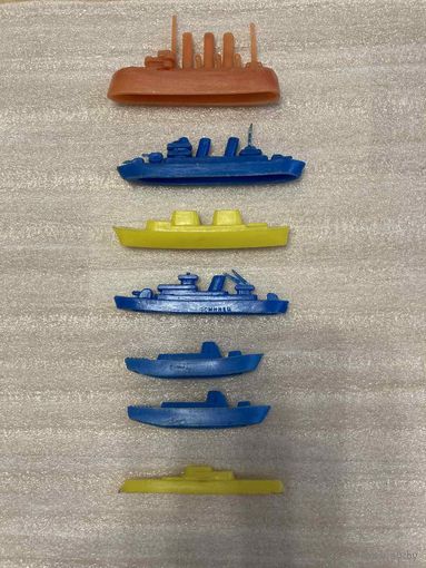 "Военная техника"(солдатики), СССР, начало 80-х гг., морской флот