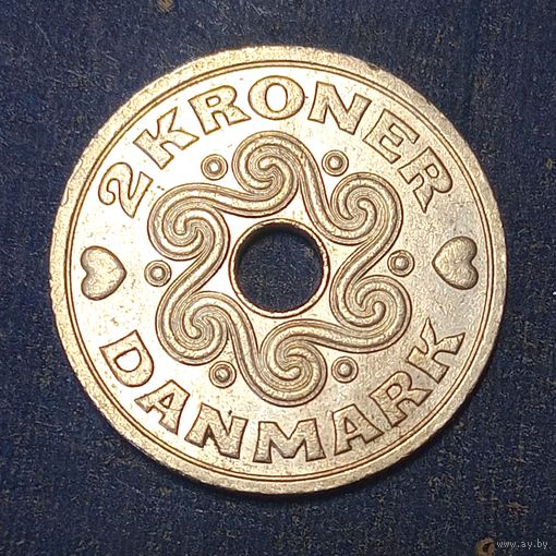 Дания 2 кроны 1992