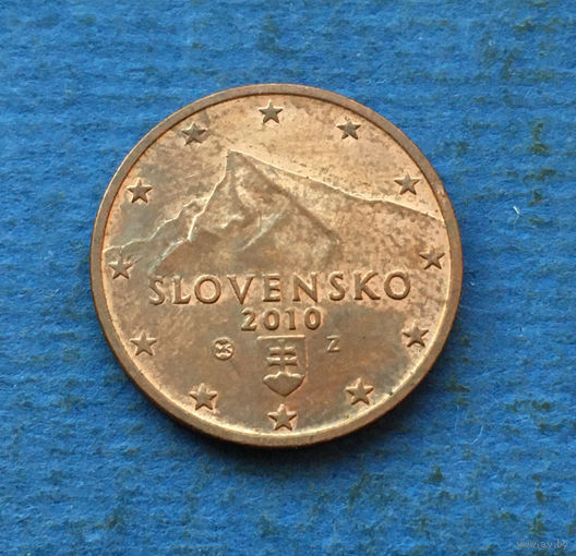 Словакия 2 евроцента 2010