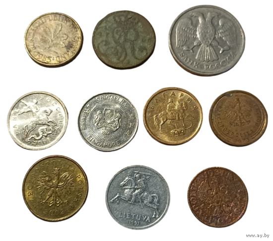 Монеты 1. Цена за все.