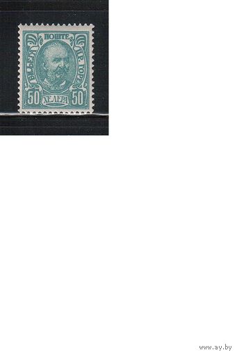 Черногория(Княжество)-1902,(Мих.46) ** , Стандарт, , Князь Никола I,