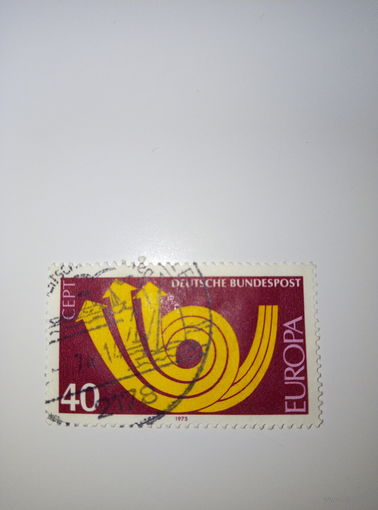 ГЕРМАНИЯ, ФРГ, 1973 ЕВРОПА, СЕПТ 40