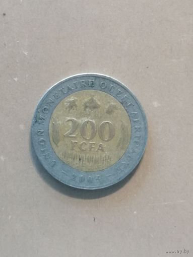 Западная Африка (BCEAO), 200 франков 2005 год, KM# 14