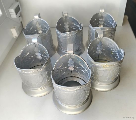 Подстаканники " Зубр " ( 6 шт. )