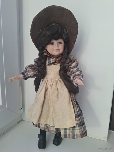 Кукла фарфоровая,  70-е годы, Германия. Клеймо