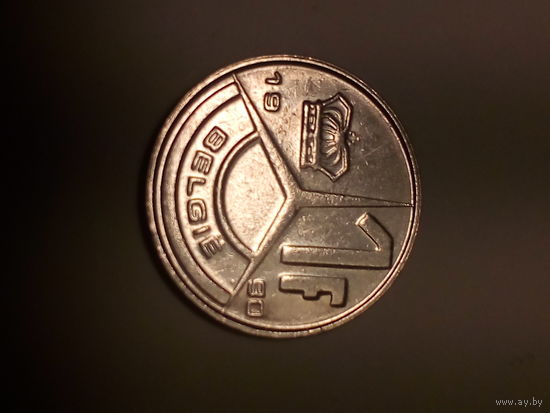 1 франк Бельгия 1990 год