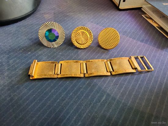 С рубля! Позолоченные запонки СССР