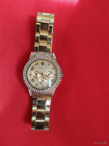Часы наручные с браслетом ROLEX. Не проверены. В коллекцию,ремонт,на запчасти.