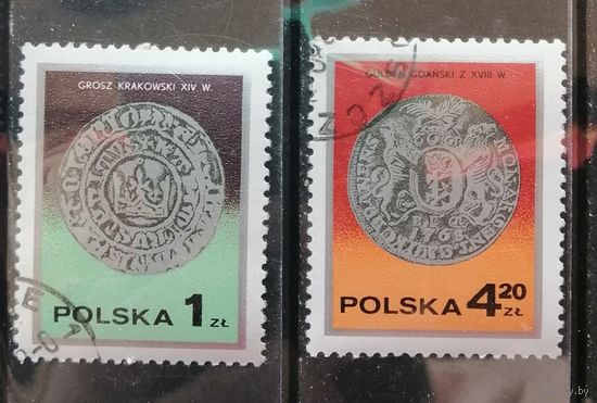 Польша 1977 Монеты | Нумизматика. Польские серебряные монеты  ко Дню печати. 2 марки из серии