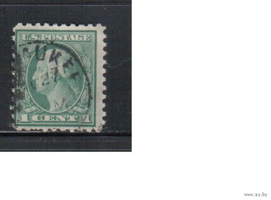 США-1912, (Мих.189), гаш.   , Стандарт, Президенты, Вашингтон(2)