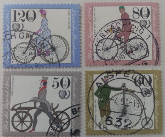 ФРГ. 1985г. История велосипедов.