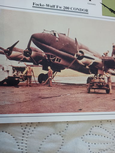 Открытка Focke -Wulf Fw200