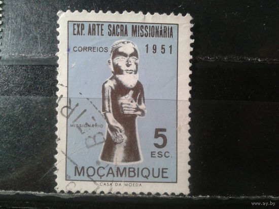 Мозамбик, колония Португалии, 1953. Выставка миссионерского искусства