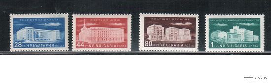 Болгария-1955, (Мих.939-942) , *    , Архитектура