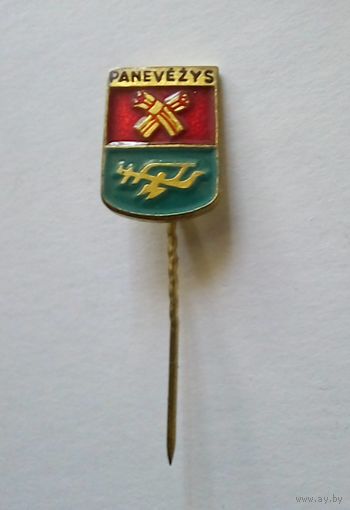 Значок.Герб г.Паневежис.
