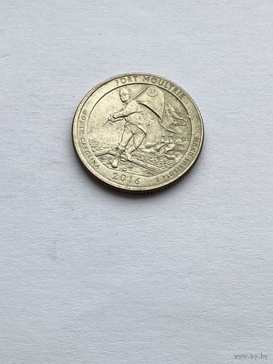 25 центов 2016 г., Форт Молтри, штат Южная Каролина, США