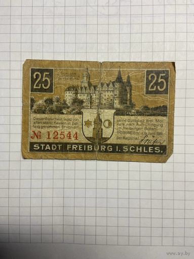 Нотгельд 25 пфеннигов 1921 год. -2112