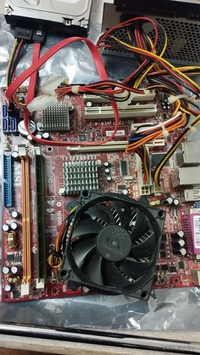 Материнская плата MSI + процессор INTEL Core2 6700 в сборе (системник в сборе)