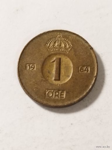 Швеция 1 оре 1964