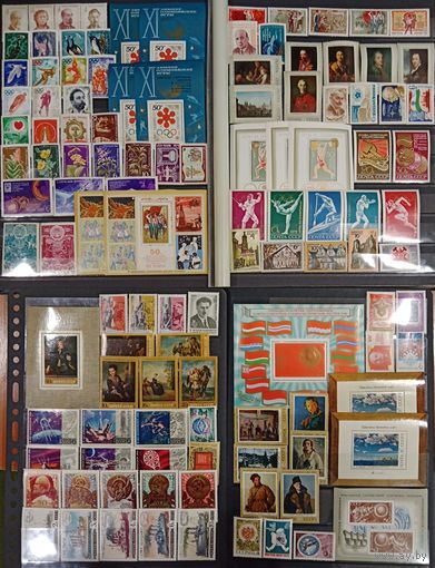 Марки СССР, полный чистый годовой набор за 1972 год, разновидности, высокий каталог. Смотрите фото