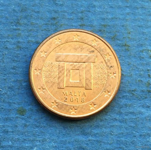 Мальта 1 евроцент 2018