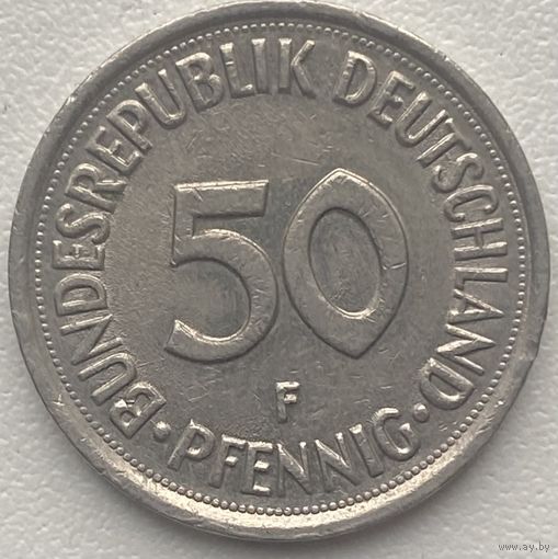 Германия 50 пфеннигов 1980 г. F