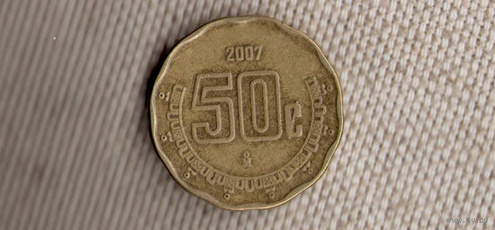 Мексика 50 сентаво 2007