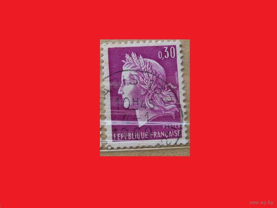 Марка Марианна (Новый тип) 1967 год Франция