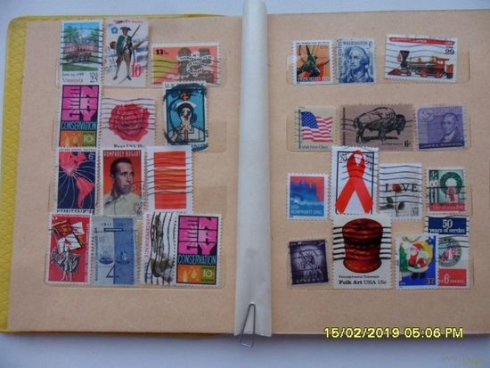 Марки США /лот 204/ 27 шт - цена за все