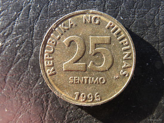 Филиппины. 25 сентимо. 1996. С 20 копеек. Распродажа коллекции. Смотрите другие лоты.