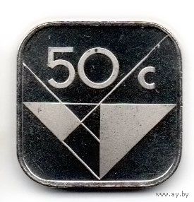 ВЛАДЕНИЕ АРУБА 50 ЦЕНТОВ 1986. PROOF