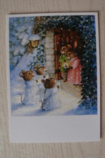 Сьюзан Вилер, Susan Wheeler; Зайчики; чистая (зима, Рождество).