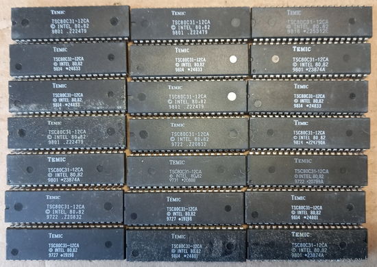 Микроконтроллер (процессор CPU) б.у. 80C31 20шт.
