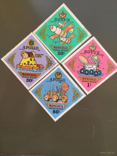 Монголия 1973 год. Космическая программа Союз-Аполлон