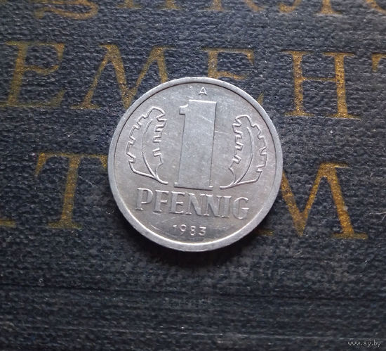 1 пфенниг 1983 (A) Германия ГДР #20 AU