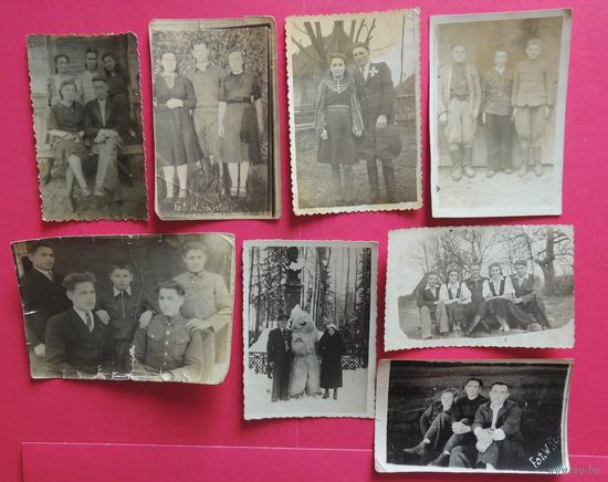 Фото этнография, 1940-1960-е гг. (8*6 см), 8 шт.