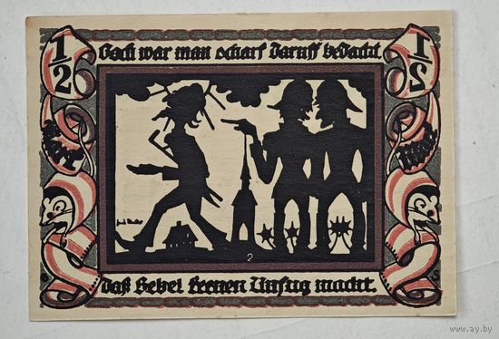 1921 год 50 пфеннигов  Германия