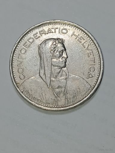Швейцария 5 франков 1974 года .