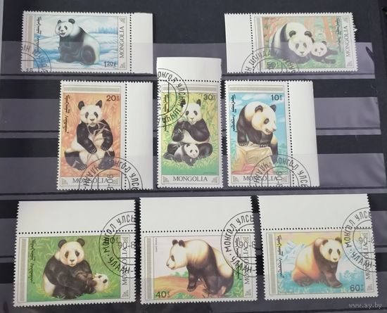 Монголия 1990 Панды