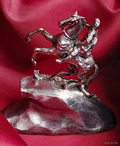 Коллекционная статуэтка Медный всадник Санкт-Петербург Олово