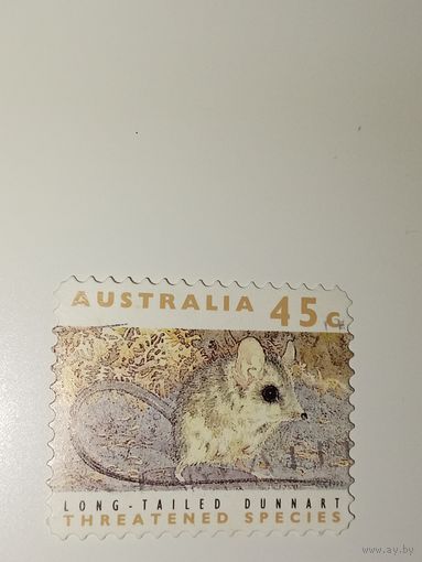 Австралия год 1992.  посвященная Длиннохвостая сумчатая мышь