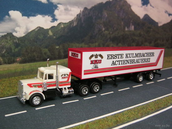 Модель грузового автомобиля Peterbilt (1). Масштаб HO-1:87.