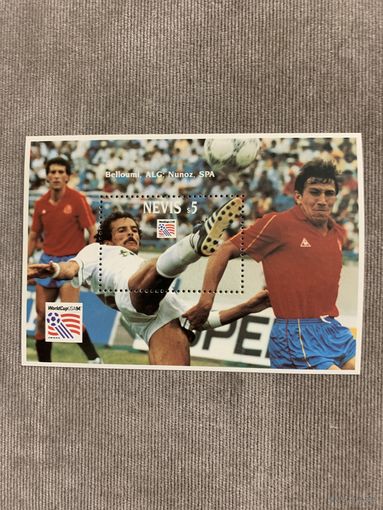 Невис 1994. Чемпионат мира по футболу США94. Блок