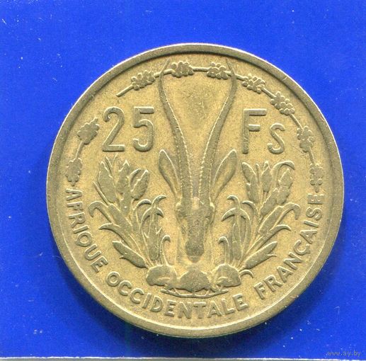 Французская Западная Африка 25 франков 1956