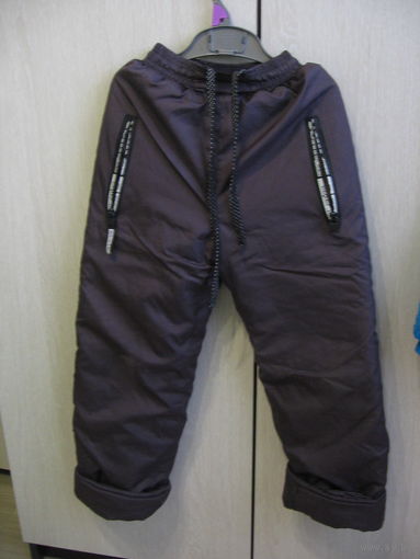 Брюки для мальчика утепленные, размер 32