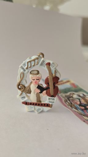 Фигурка Kinder, Schone Adventszeit с ангелочком из  Новогодней серии 1998)