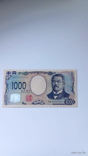 Япония 1000 йен 2024 год